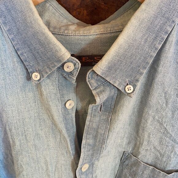 BEN Sherman Men’s Denim shirt - Picture 3 of 12